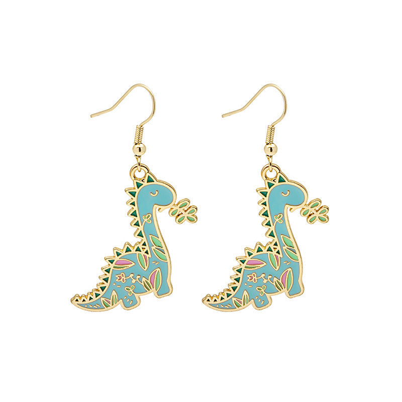 Alloy animal fried egg earrings MIC-MDD007