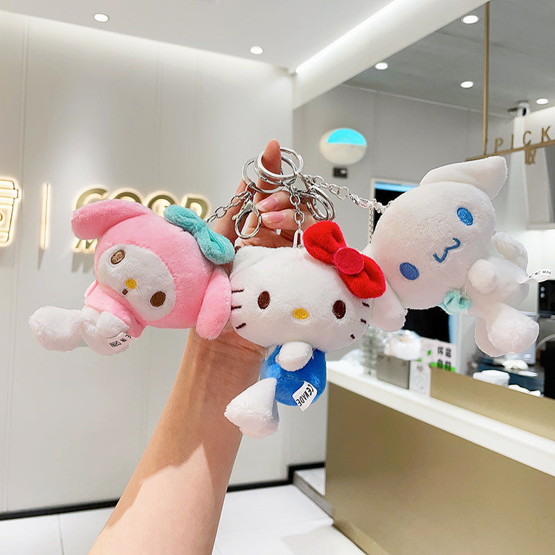 Sanlio wholesale  doll keychain plush toy MIC-RTB001