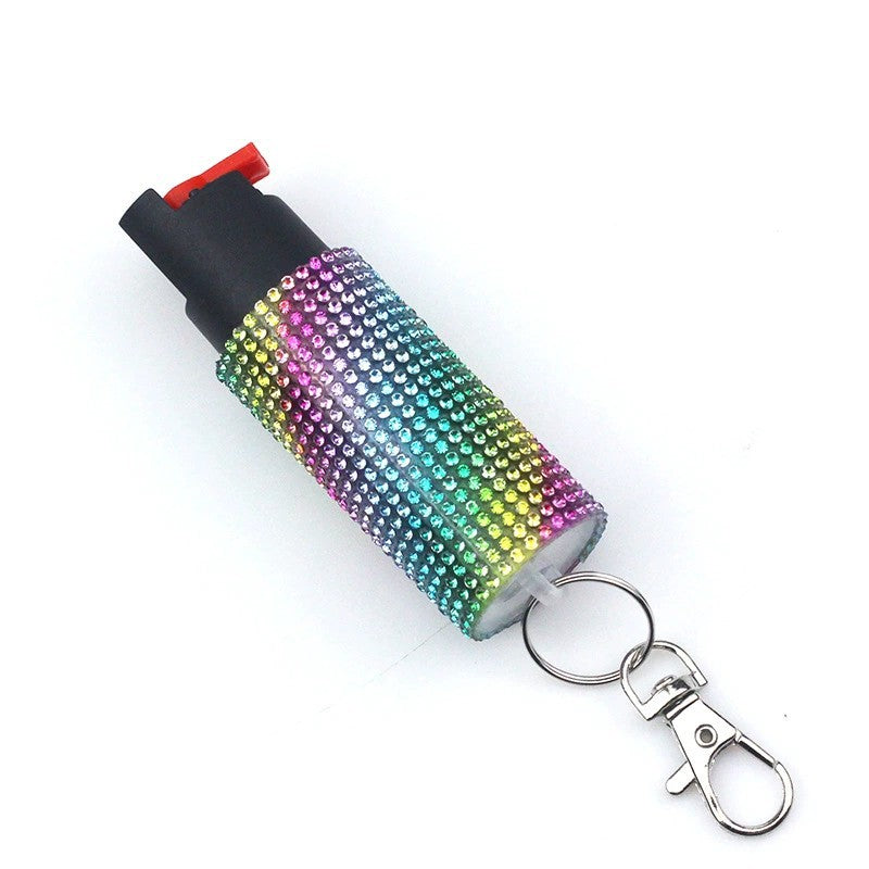 alloy PU anti wolf keychain CanW014