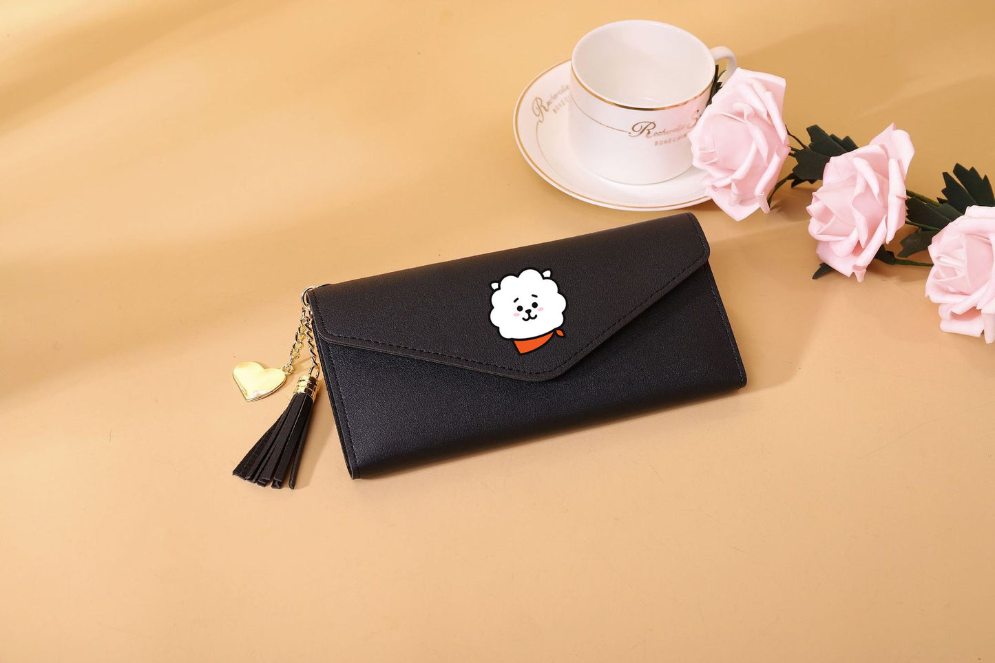 PU cartoon cute card bag tassel wallet MIC-XingY009