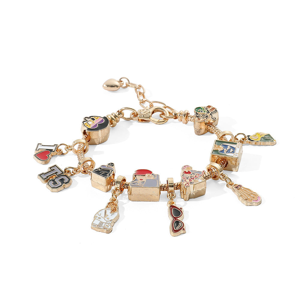 Alloy cartoon bracelet (Minimo de Compra 5) MIC-ZhuoX029