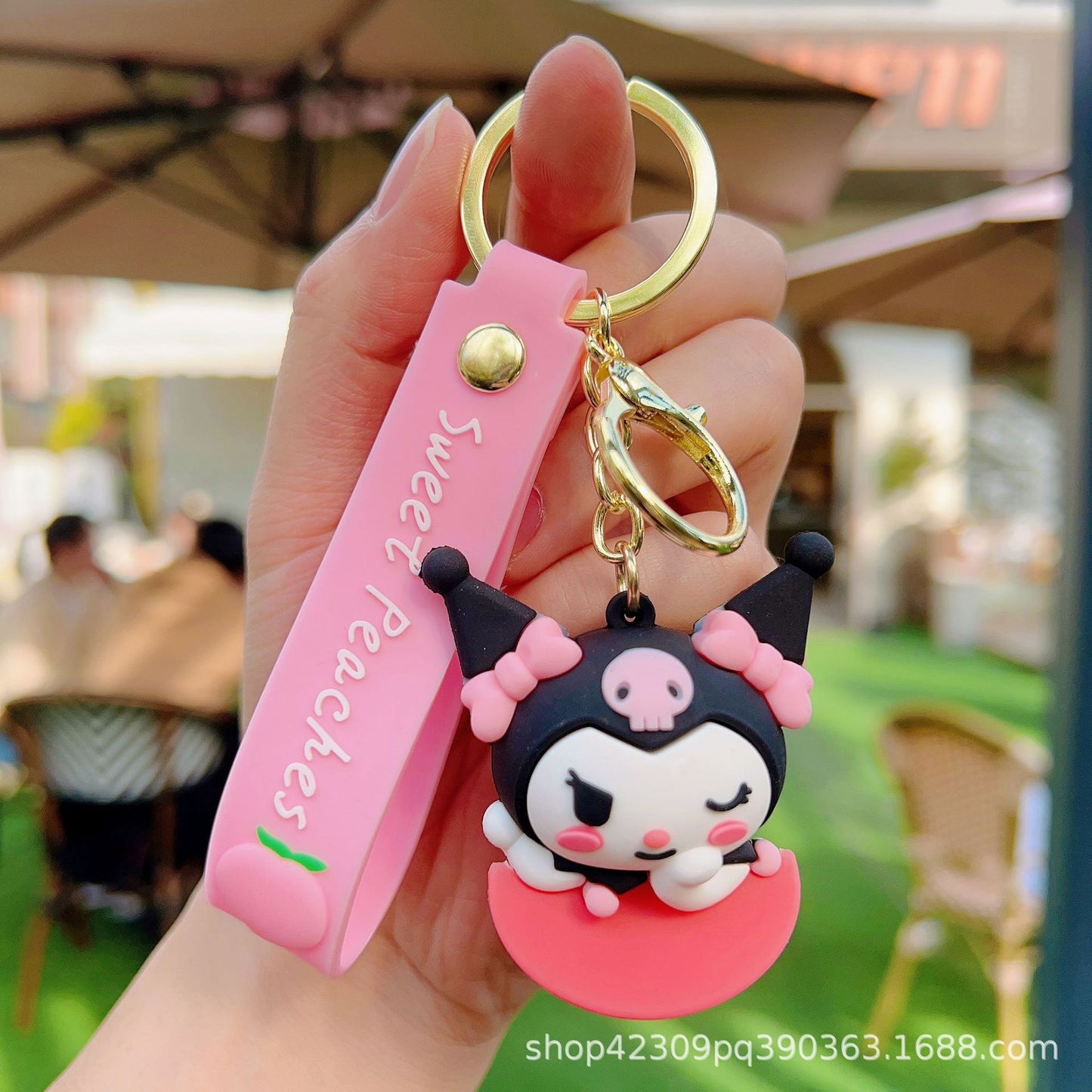 PVC Cute New Peach Keychain (Minimo de compra 2) MIC-WenC005