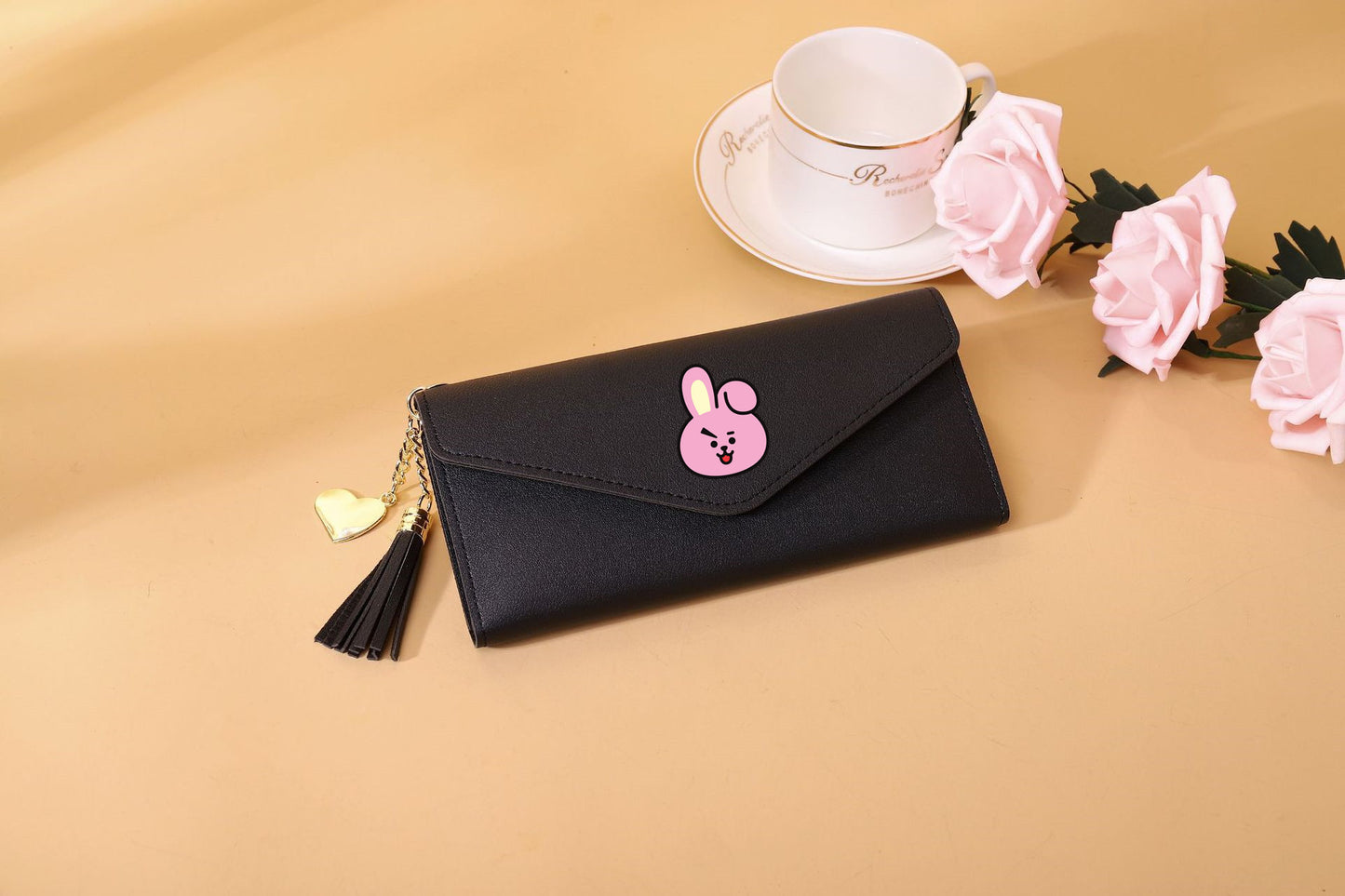 PU cartoon cute card bag tassel wallet MIC-XingY009