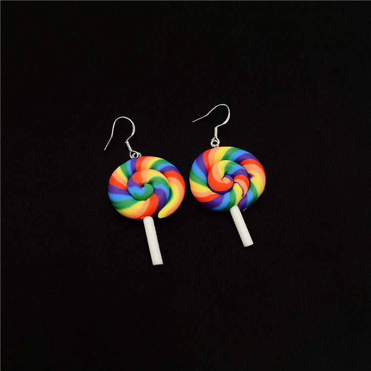 Acrylic cartoon bow earrings MIC-WWHM036