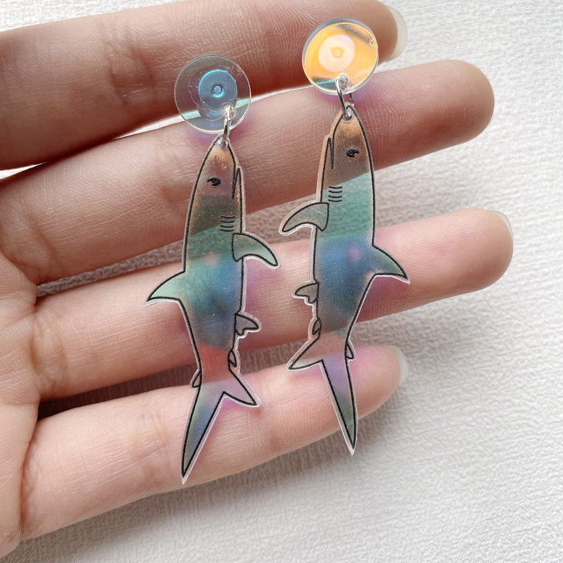 Acrylic Colorful Octopus Earrings MIC-NingD046