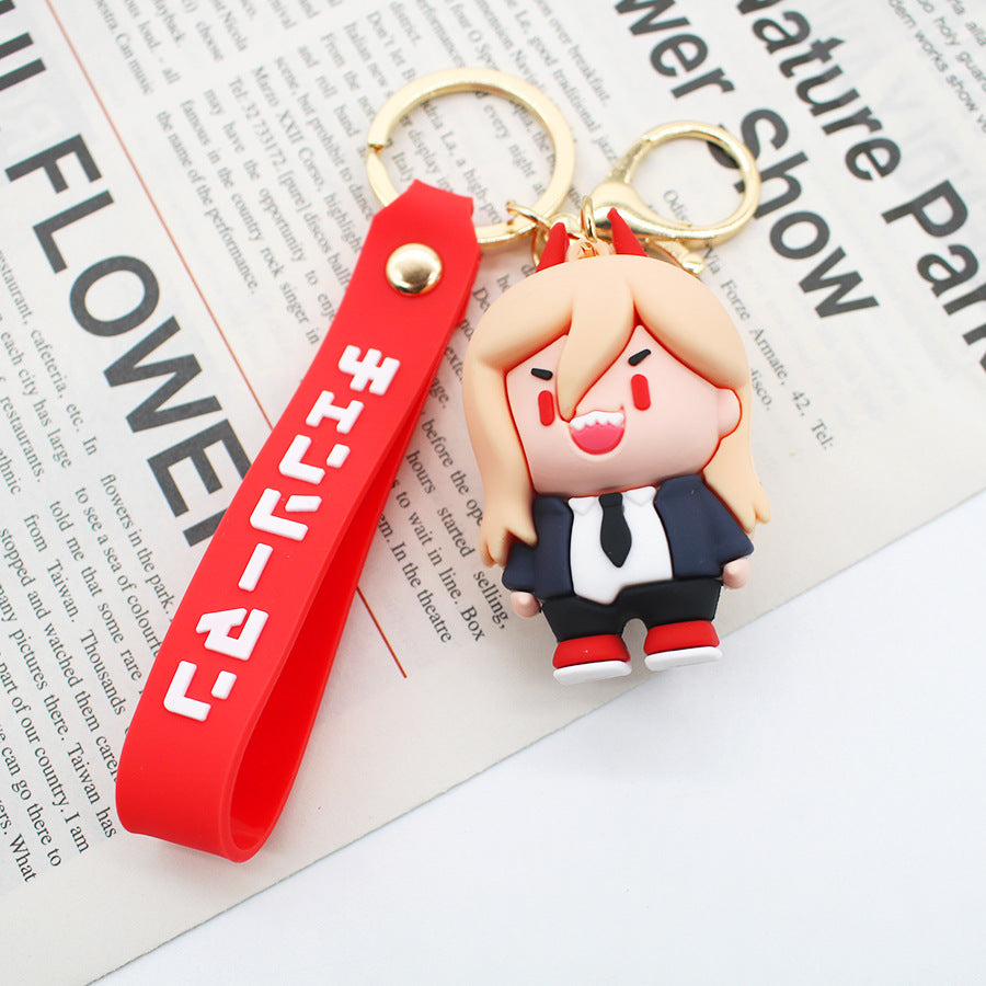 keychain PVC Cartoon Chainsaw Man (F) MIC-HAn008