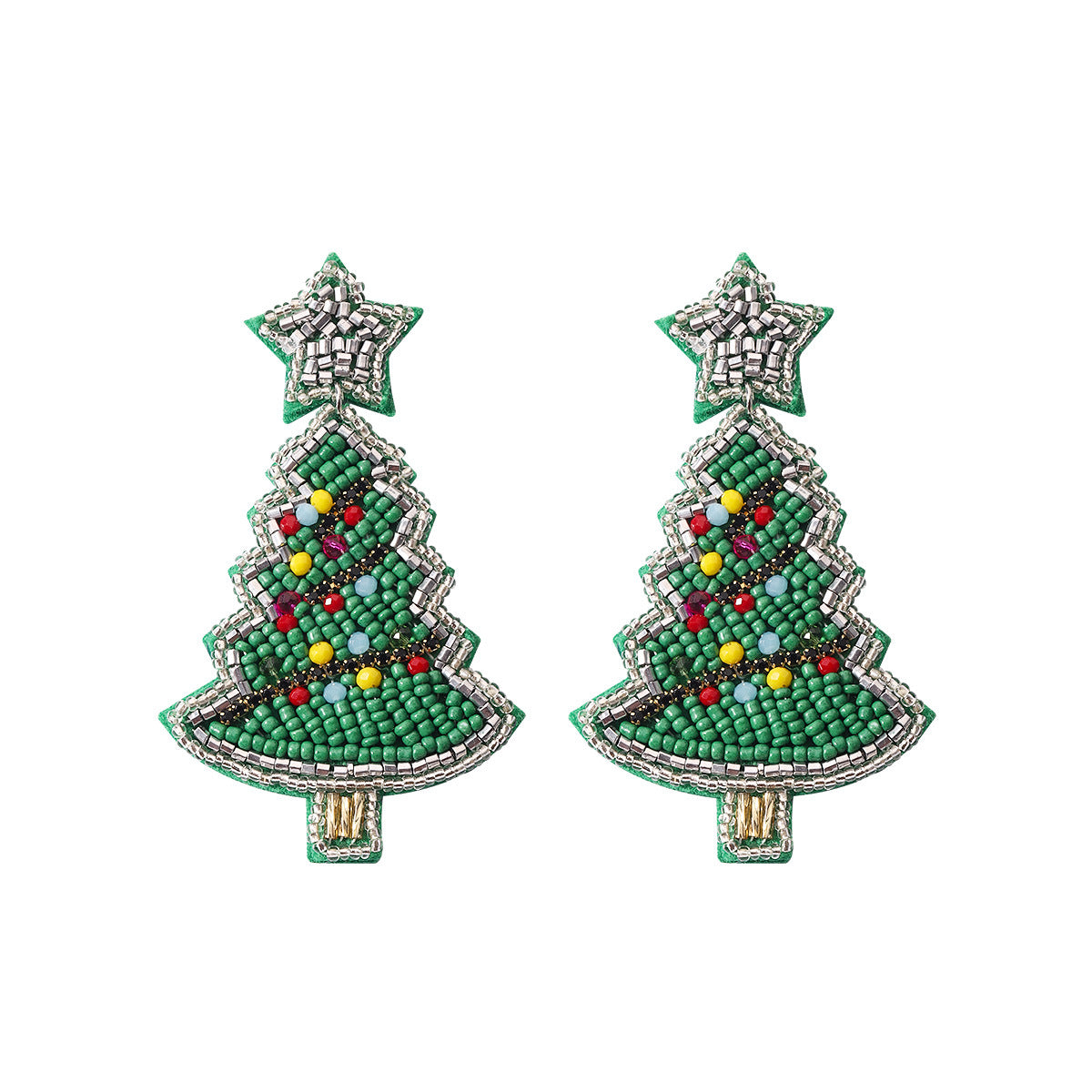 Alloy Christmas Tree Bell Earrings (Minimo de Compra 2) MYA-DWKM003