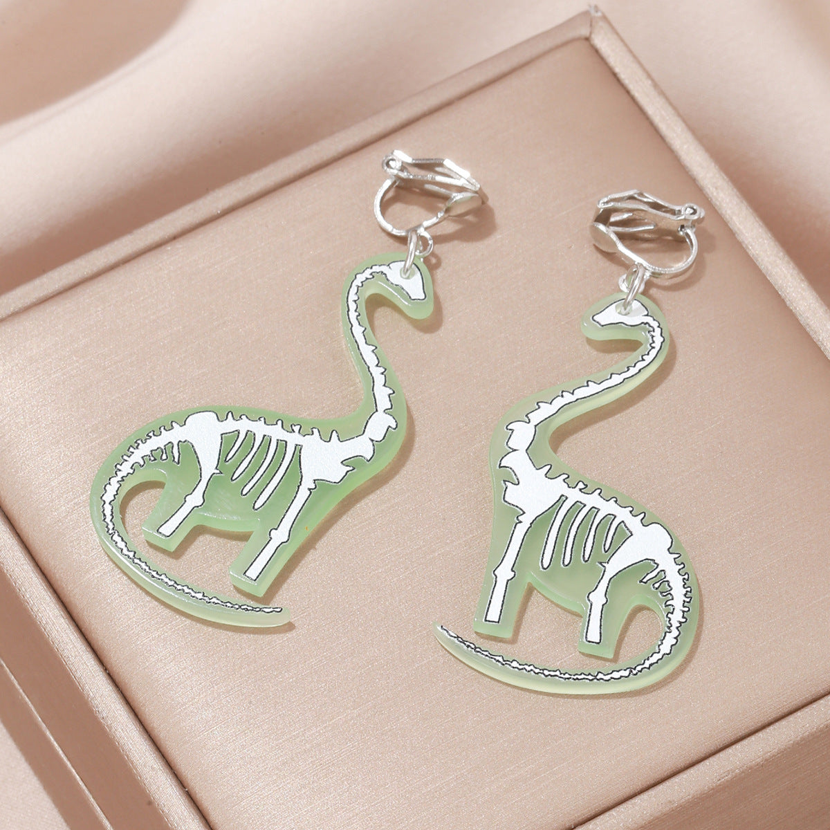 Acrylic Creative Dinosaur Earrings (Minimo de Compra 2) MIC-LiangR002