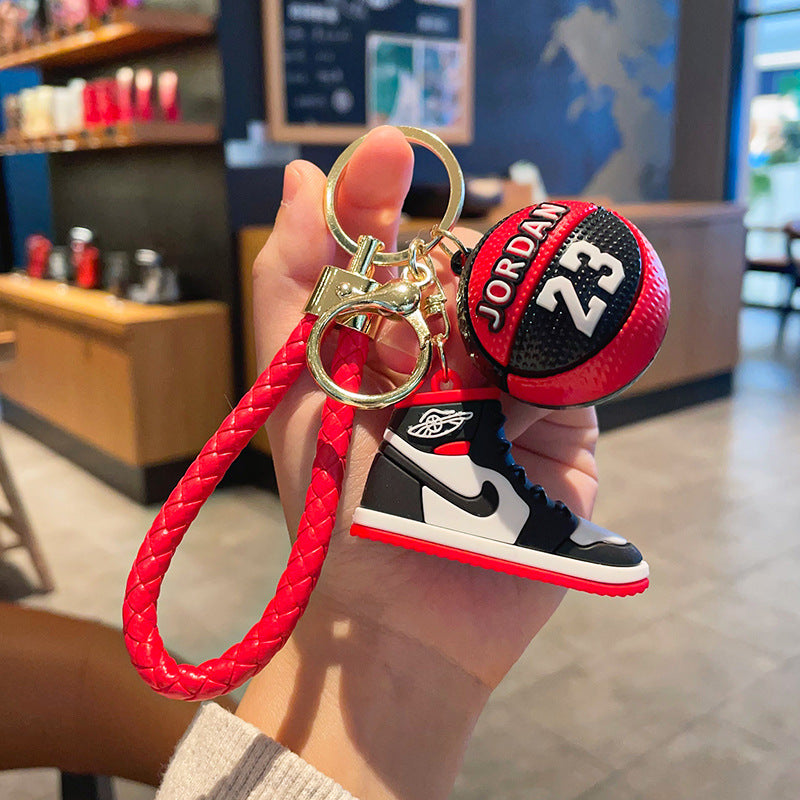 PVC cartoon basketball shoe keychain MIC-MLZ032