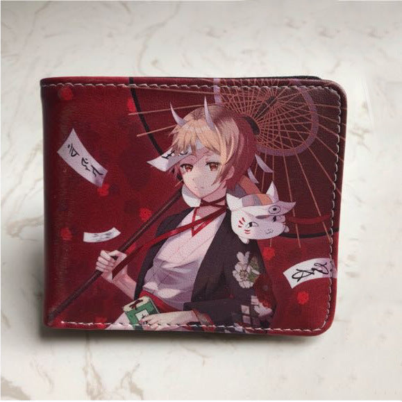 PU cartoon anime short zipper wallet MIC-ChangY006