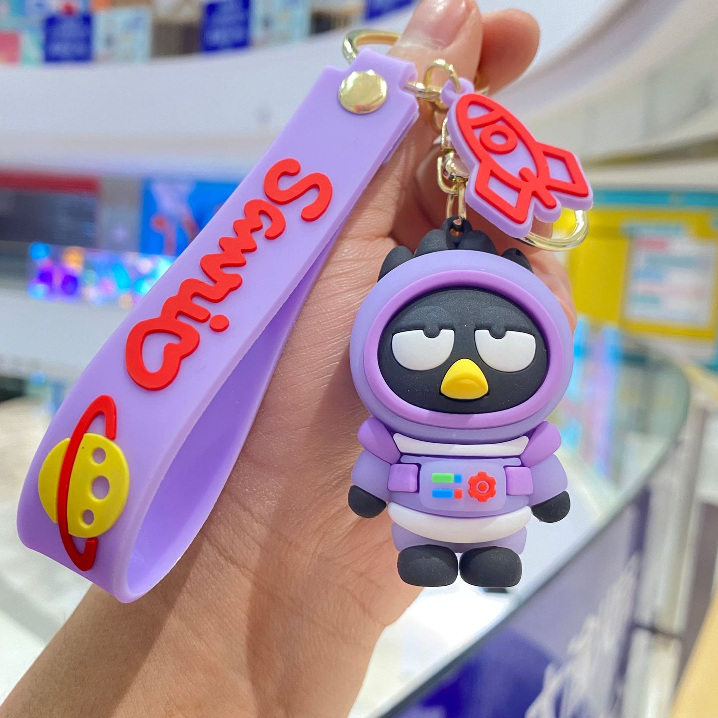 PVC creative space cartoon keychain (Minimo de Compra 2) MIC-PengY021