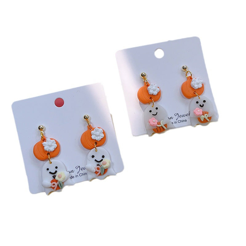 Acrylic New Halloween Collection Earrings PinH006