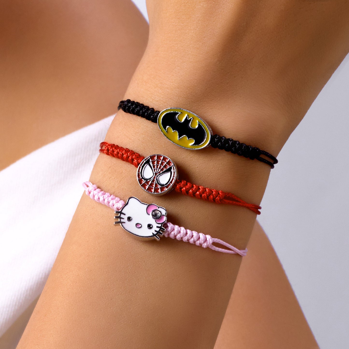 Alloy Halloween Spider Man Bracelet MIC-ChuY023