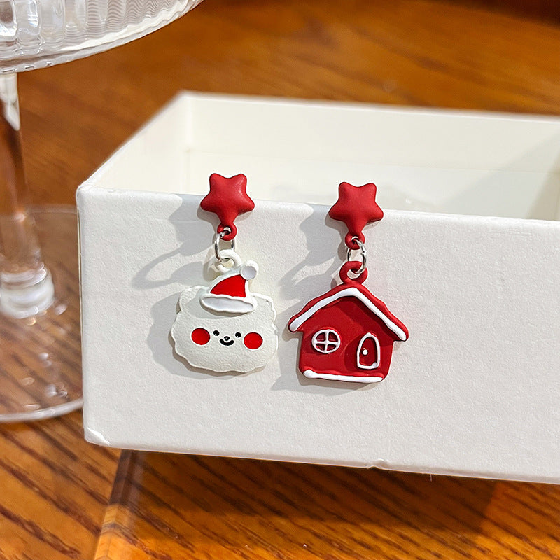 Alloy Christmas New Cartoon Earrings MYA-QingH010