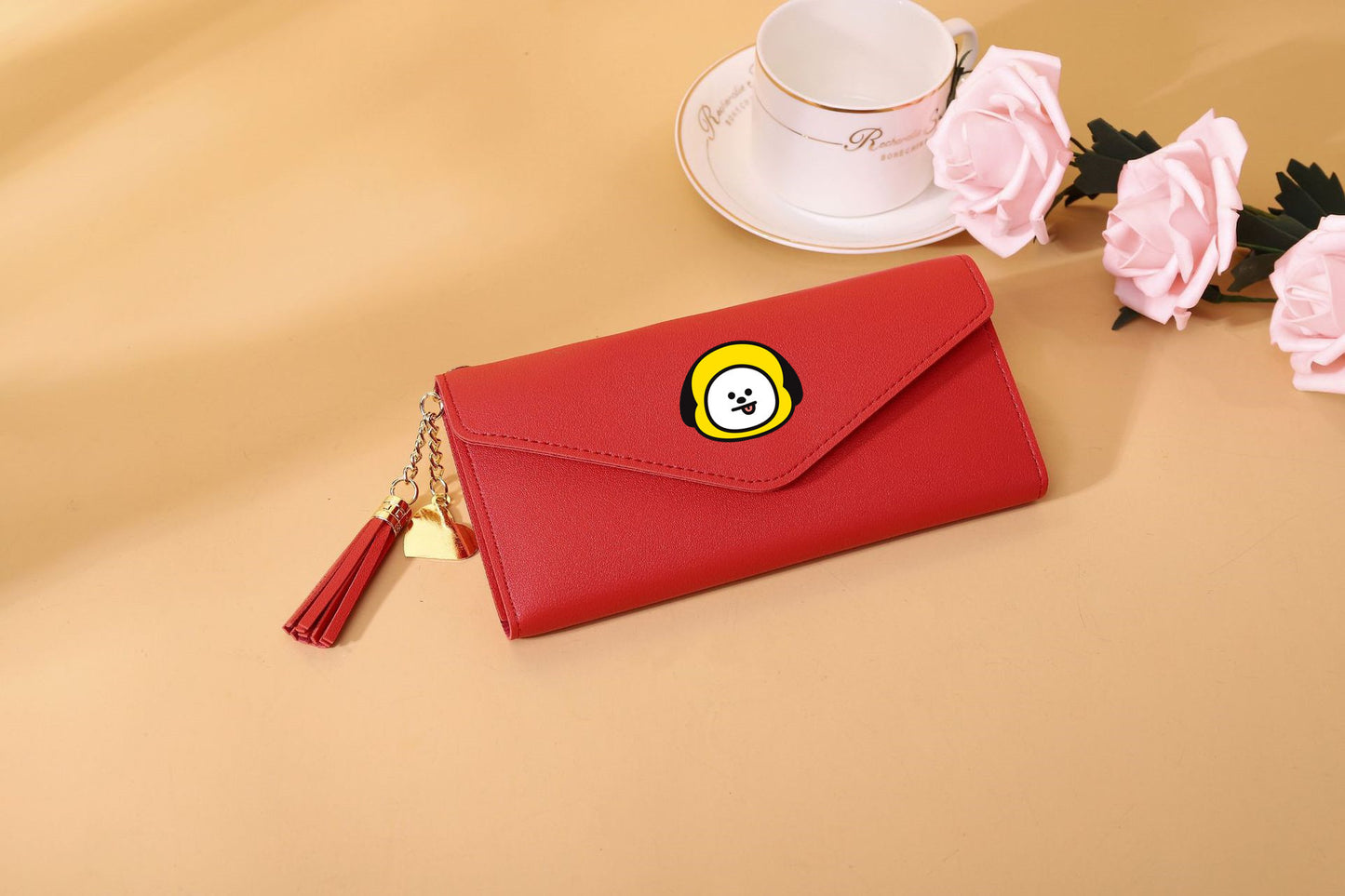 PU cartoon cute card bag tassel wallet MIC-XingY009