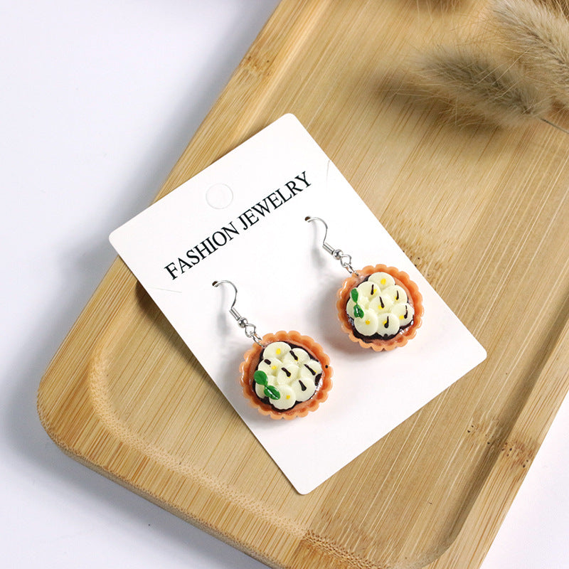 Acrylic Japanese Sushi Earrings  (Minimo de Compra 2) MYA-PingH029