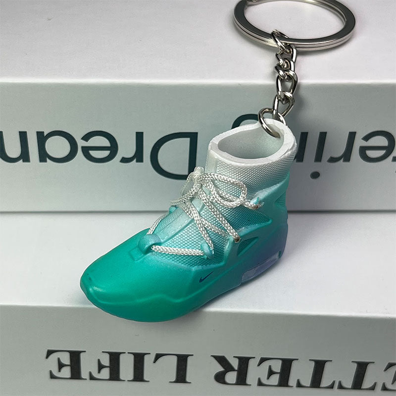 PVC gradient 3D high top shoe keychain MIC-MiaoY085