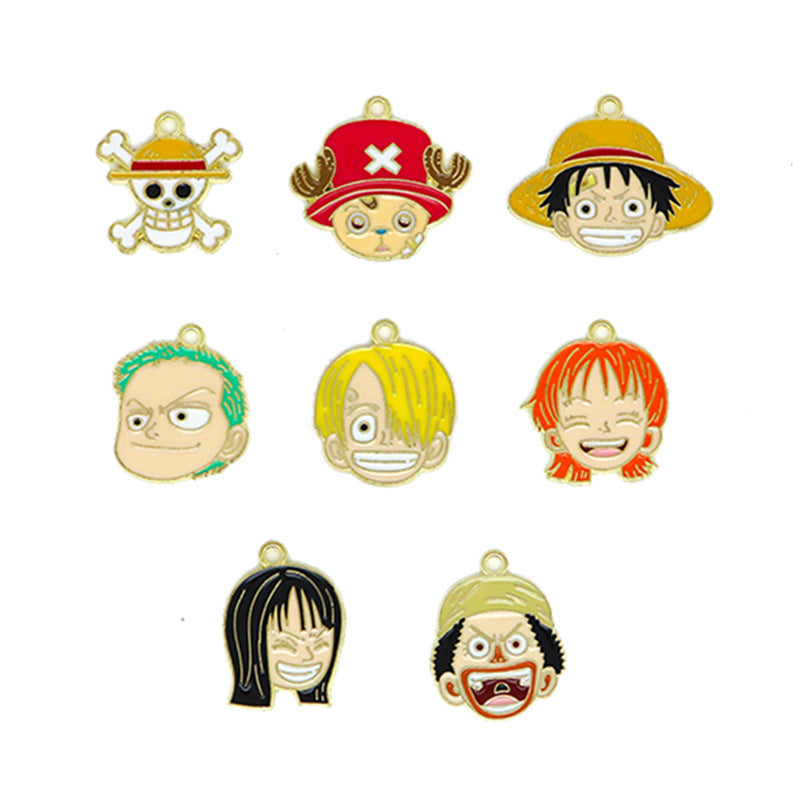 Alloy cartoon pirate king pendant (Minimo de Compra 10) MIC-JingX019