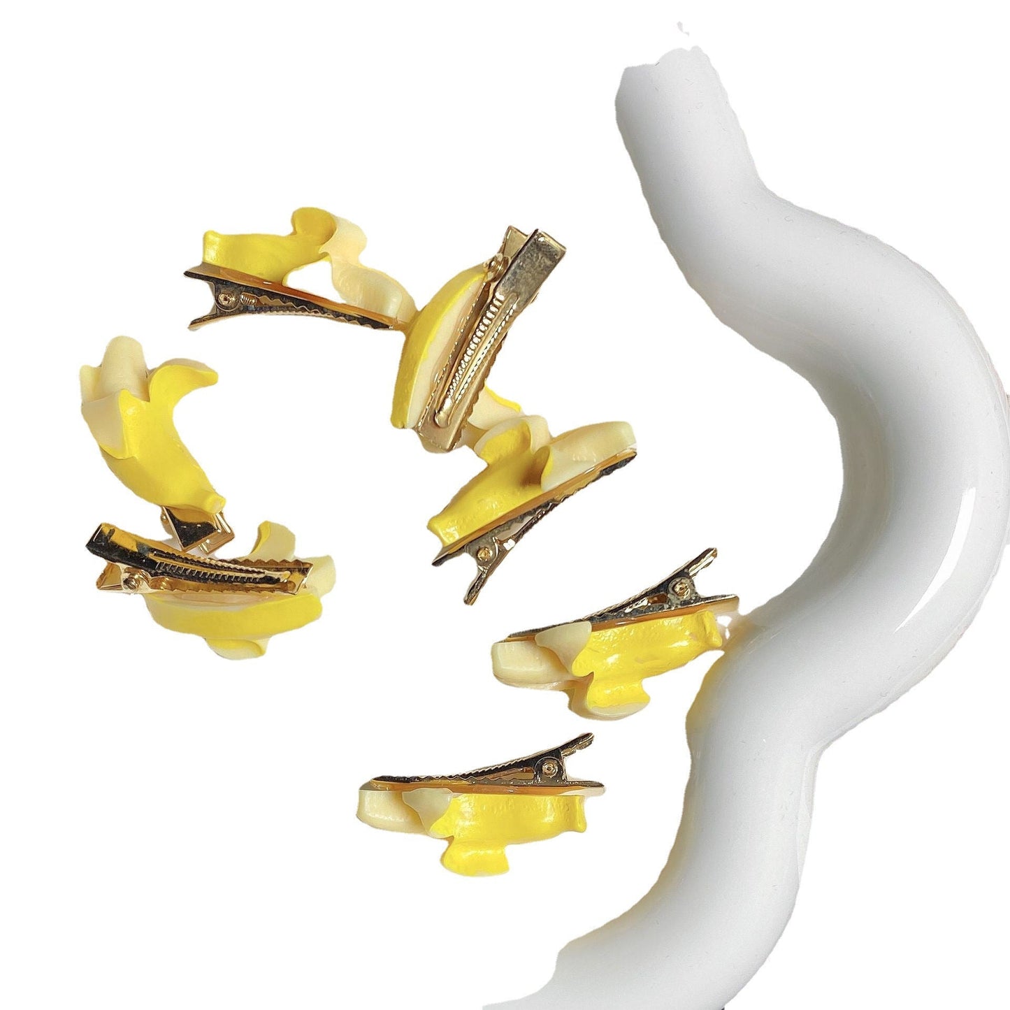 Simulated banana hairpin Minimum order quantity ≥ 2 MYA-FuY020