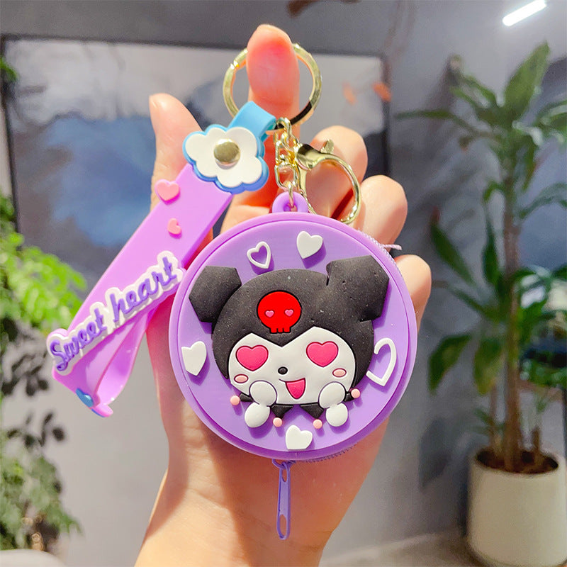 PVC New Cartoon Cute Zero Wallet Keychain MIC-JinG042