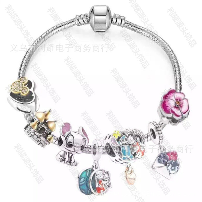 Alloy DIY Pandora Cartoon Bracelet MIC-LiY032