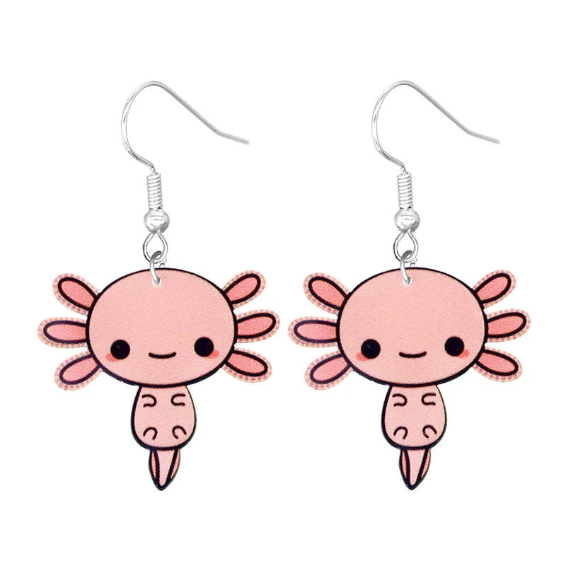 Acrylic cartoon crab earrings (Minimo de Compra 10)  MIC-YuQ006