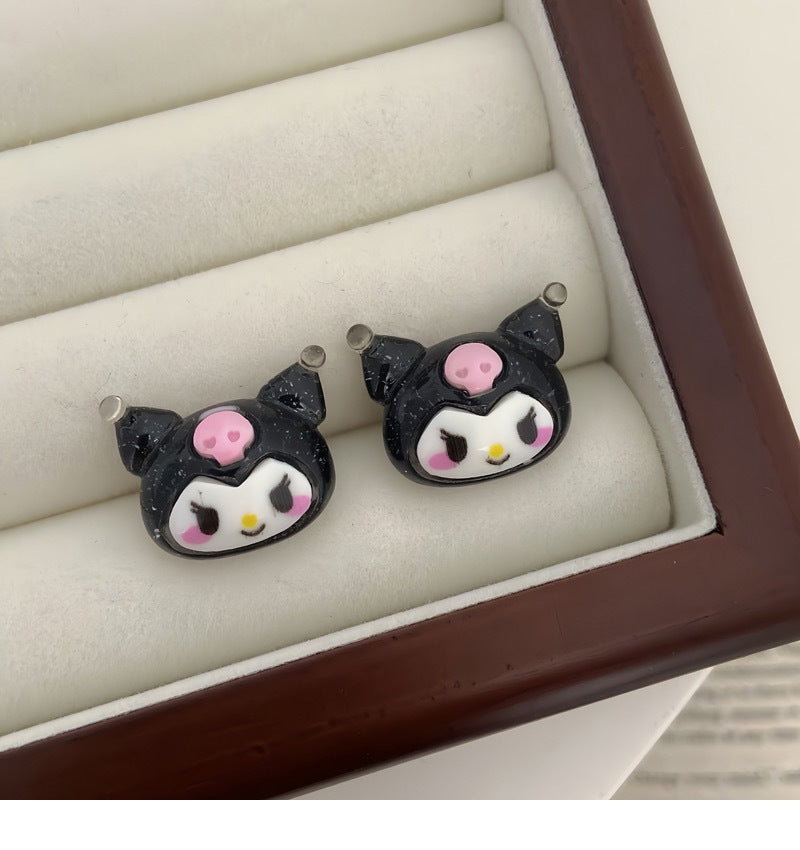 Resin cartoon cute earrings (Minimo de Compra 2) MIC-JiX051