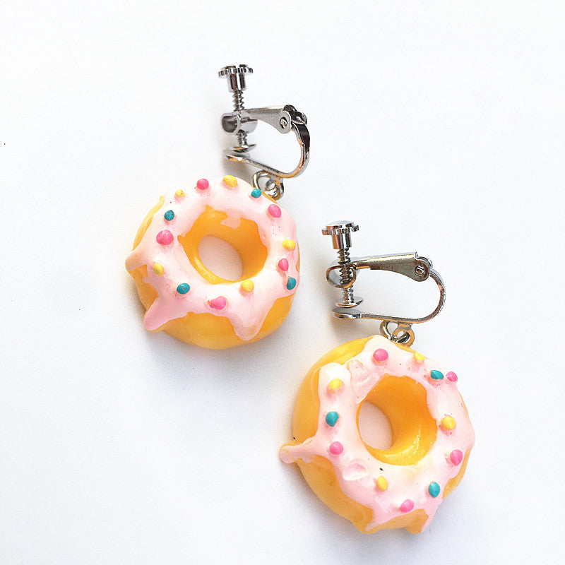 Acrylic New Donut Earrings (Minimo de Compra 2) MIC-ChouT037