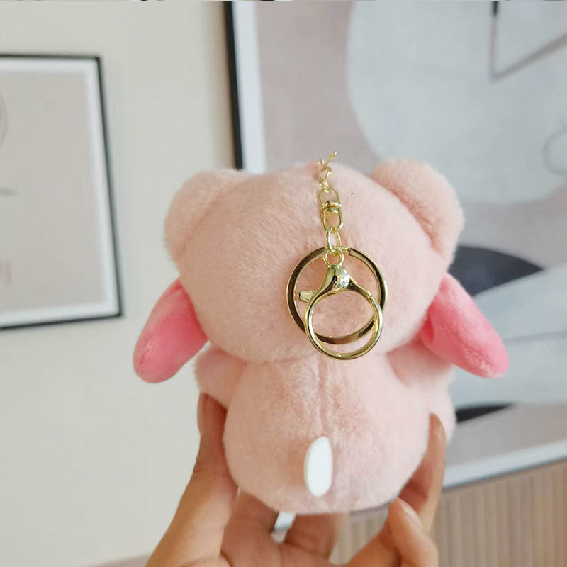 Plush cute cartoon keychain  (Minimo de compra 3) MYA-TuoY006