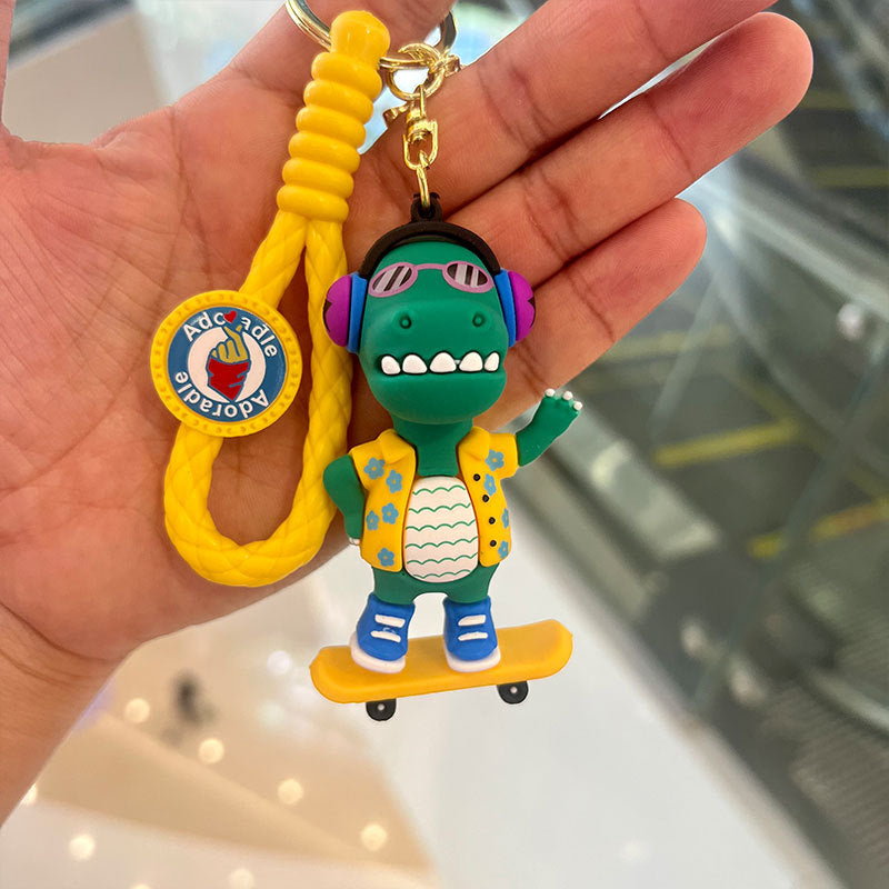 PVC sports dinosaur cartoon keychain MIC-MiaoY075