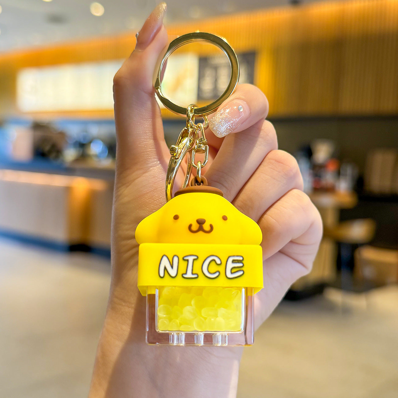 Acrylic Cartoon Keychain MIC-Zhiwu001