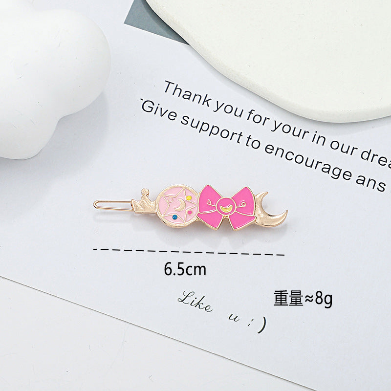 Alloy cute cartoon hair clip (Minimo de compra 2) MIC-YunX015