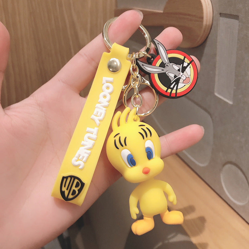 Cartoon Doll PVC Silicone Alloy Keychain (F) FeiRun015