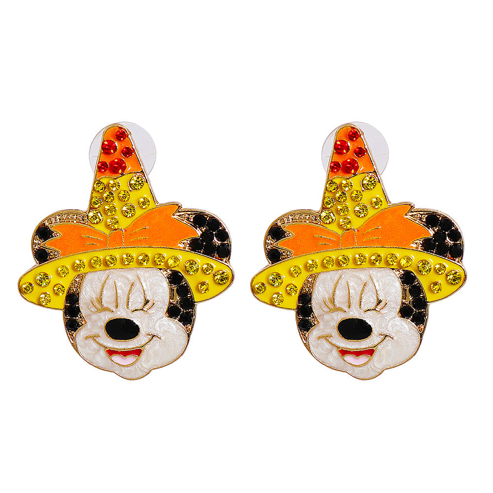 Alloy cartoon cute earrings MYA-JuJ018