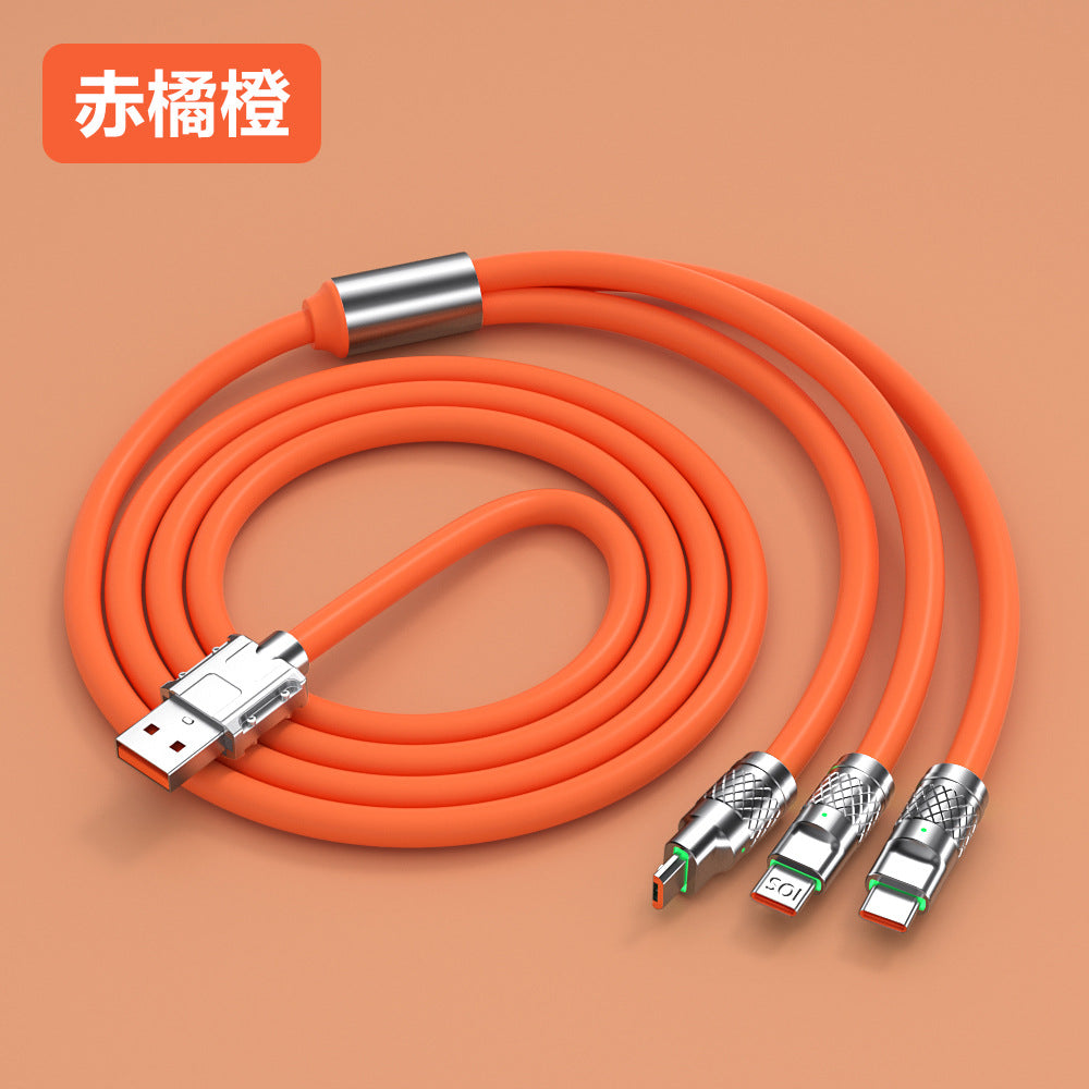 TPE One Drag Three Bold Data Cable (Minimo de compra 2) MYA-TengF004