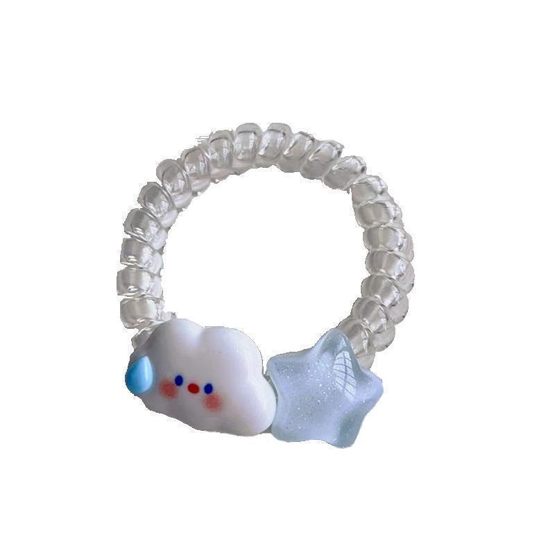 Plastic cartoon cute hair rope MIC-LiaoW003