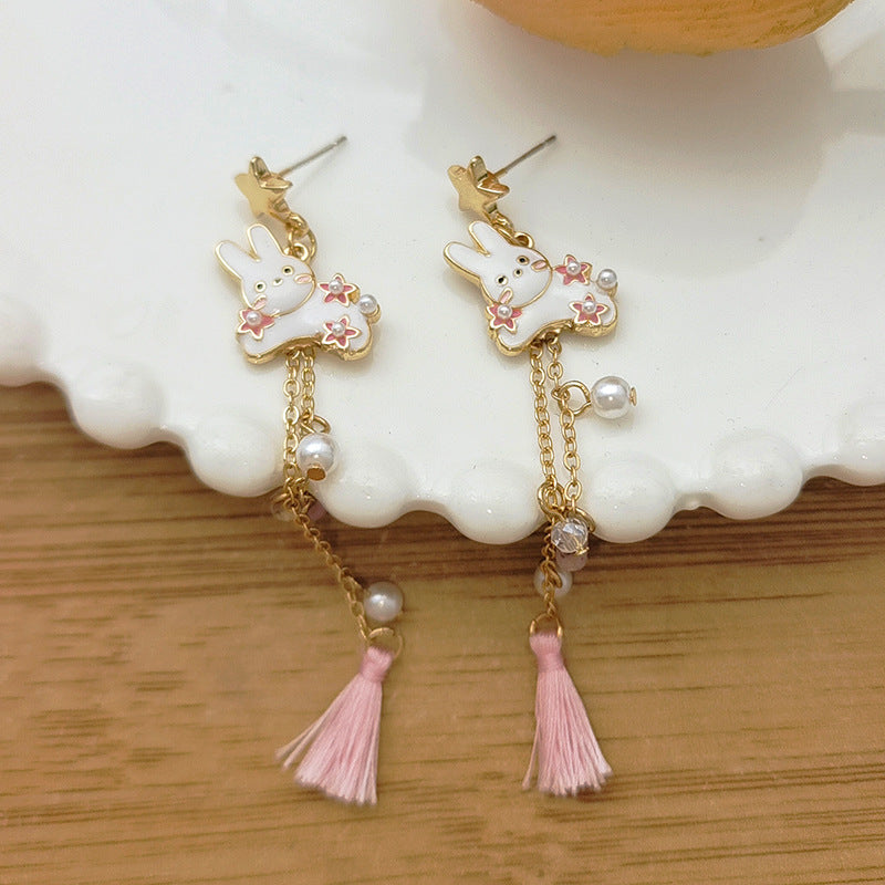 Alloy Cute and Cute Rabbit Earrings MYA-BLD105