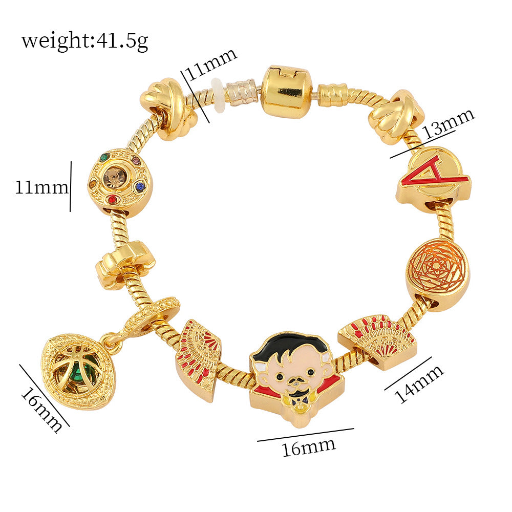 Alloy cartoon anime series bracelet (Minimo de Compra 4) MIC-BoS013