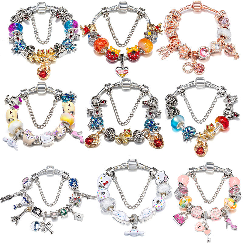 Alloy DIY Pandora Cartoon Bracelet MIC-LiY022