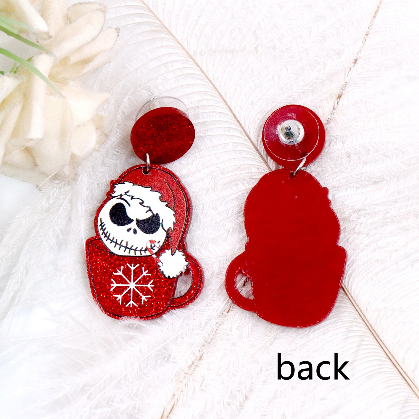 Acrylic Christmas Halloween Earrings (Minimo de compra 5) MIC-XiaoY063