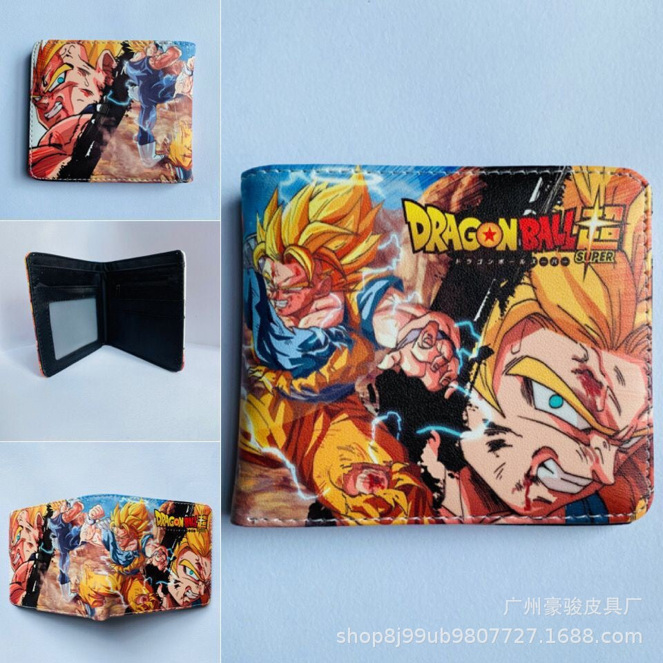 PU Seven Dragon Ball Short Wallet MIC-HaoJ010