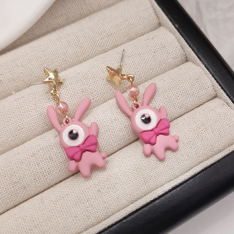 Alloy cute rabbit earrings MIC-BLD093