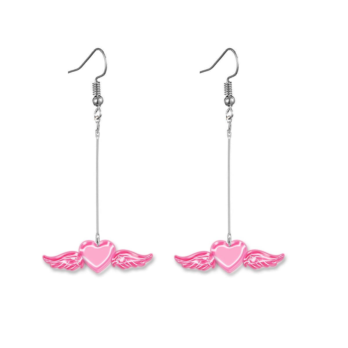 Acrylic tassel butterfly earrings (Minimo de compra 2) MYA-YiD024