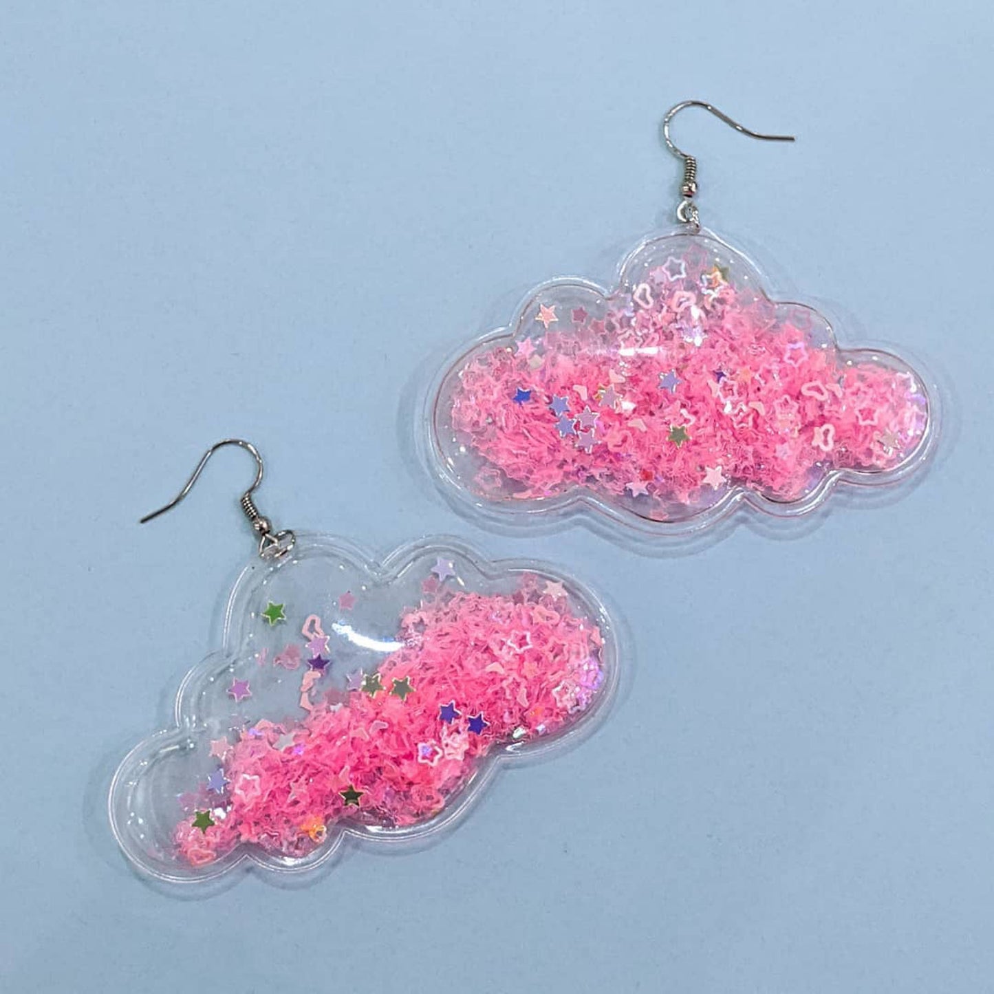 Resin Dream Cloud Star Earrings MIC-YuX004