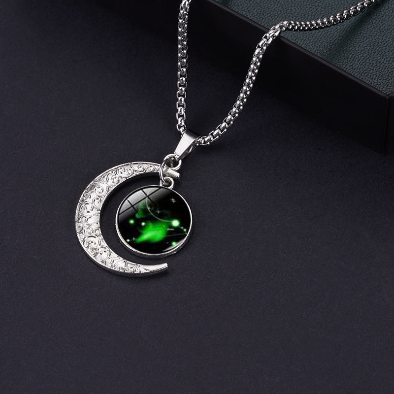 Necklace Stainless Steel Zodiac Moon Minimo de compra 2 YonY001