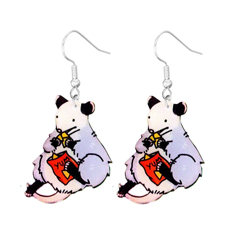 Acrylic Daily Leisure Bee Earrings (Minimo de Compra 10)  MIC-YuQ004