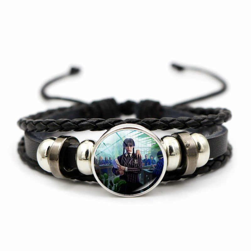 alloy vintage leather bracelets MIC-BT-JiaY007