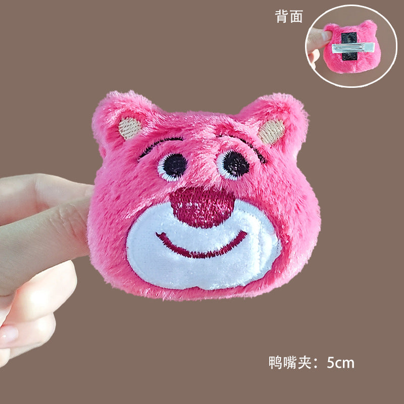 Plush cartoon cute hair clip MIC-WoD007