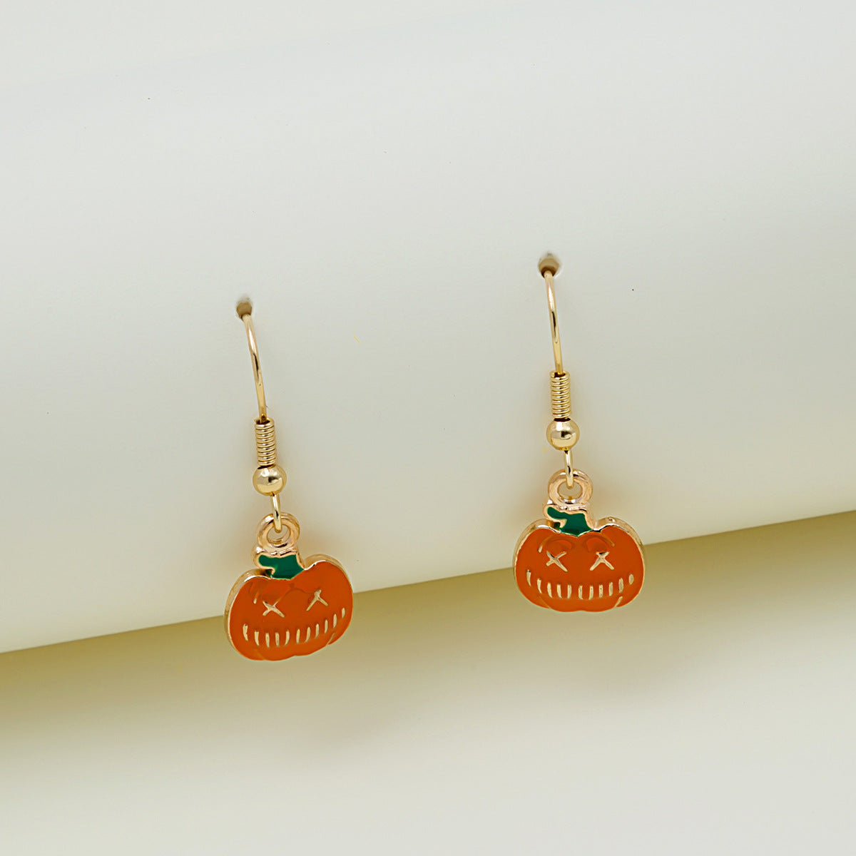 Acrylic Halloween Pumpkin Ghost Earrings MIC-MDD047