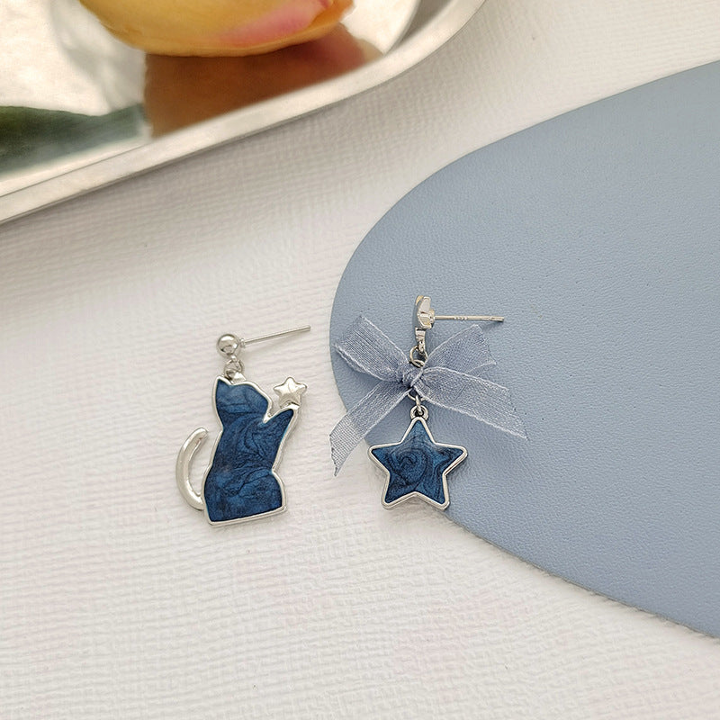 Alloy cartoon star butterfly earrings MIC-BLD098